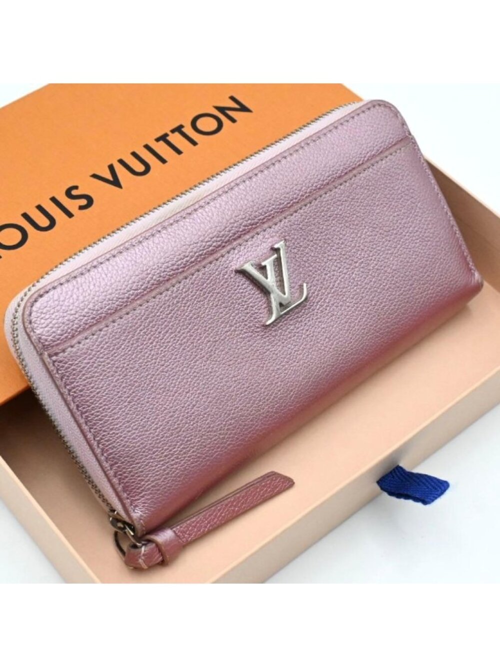 Louis Vuitton Wallet Lockme Zippy Crystal Rose